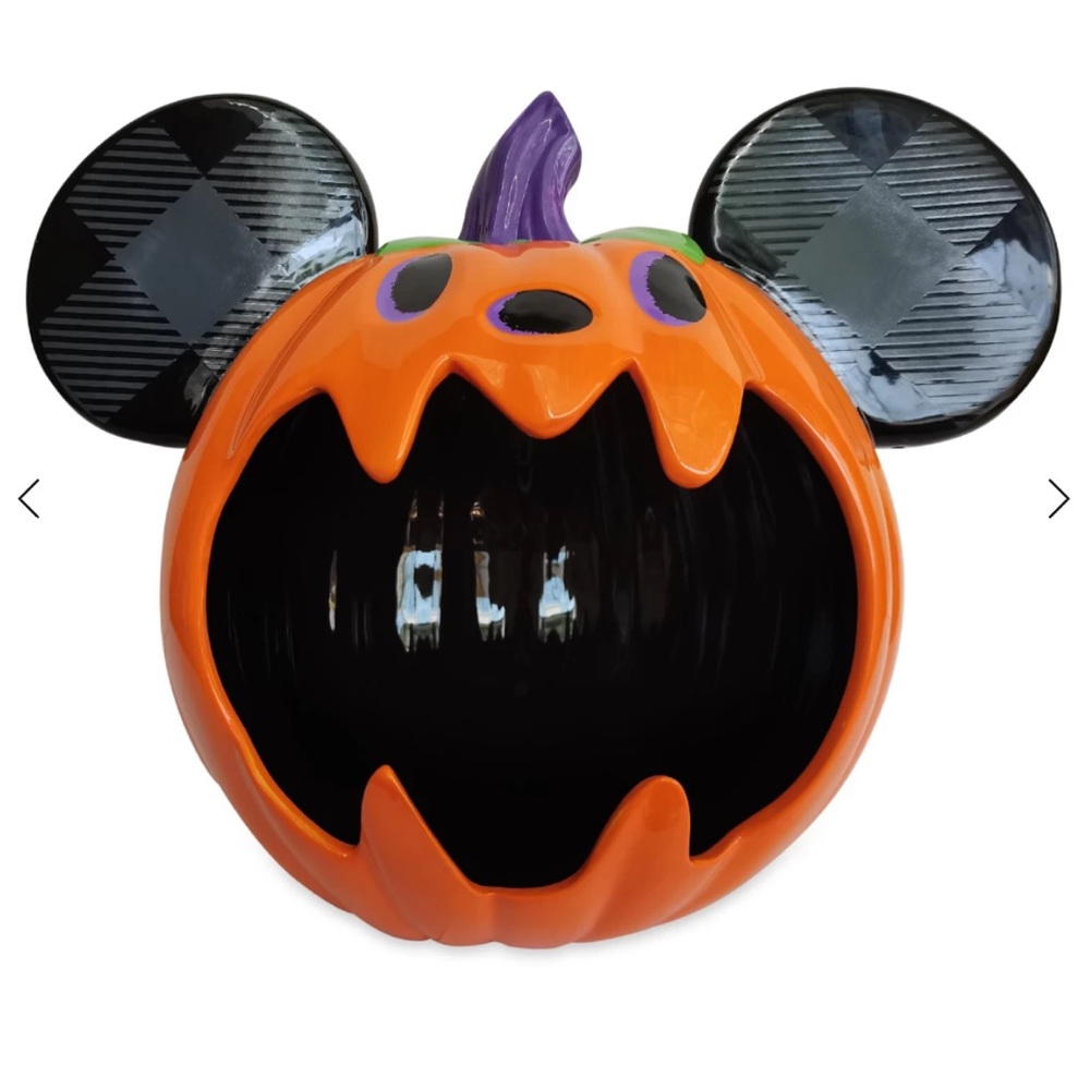 Mickey Mouse Jack-O-Lantern Candy Bowl🍬🍭🎃